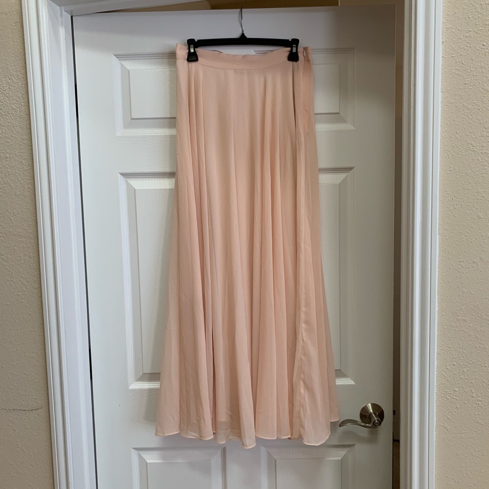 NWT Lucy Paris blush/pink maxi skirt